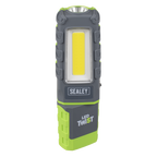 LED Twist® Rechargeable Inspection Light 5W COB & 1W SMD LED - Green LED601G