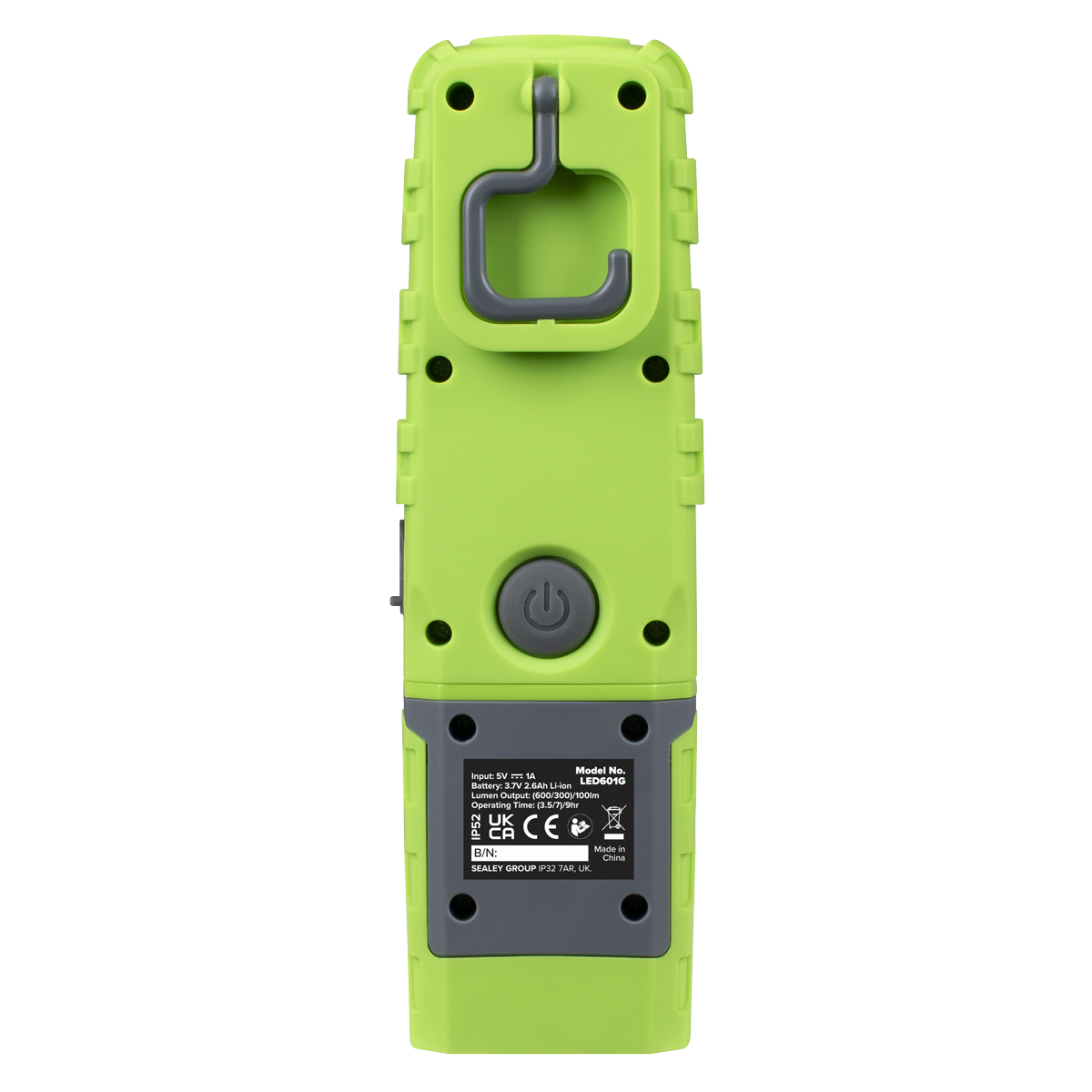 LED Twist® Rechargeable Inspection Light 5W COB & 1W SMD LED - Green LED601G