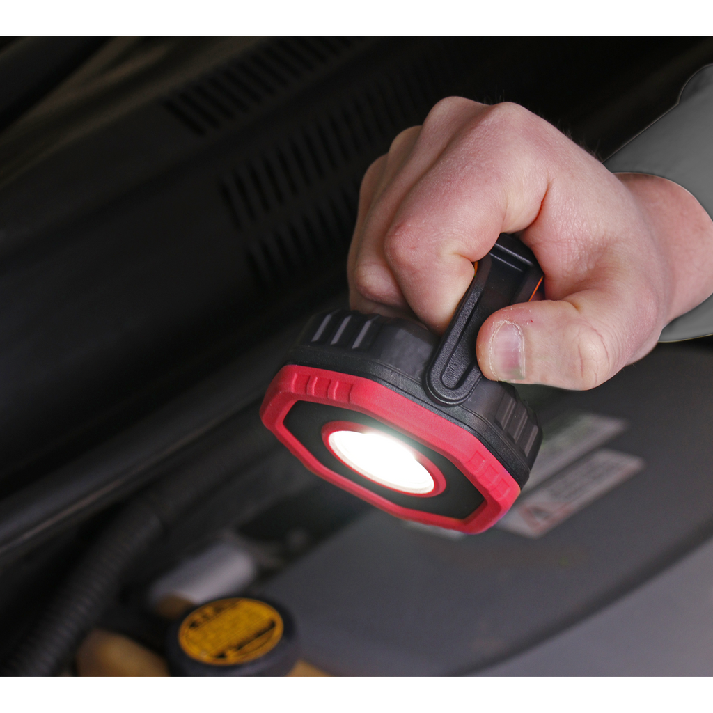 Rechargeable 360° Pocket Floodlight with Magnet 7W COB LED - Red LED700PR
