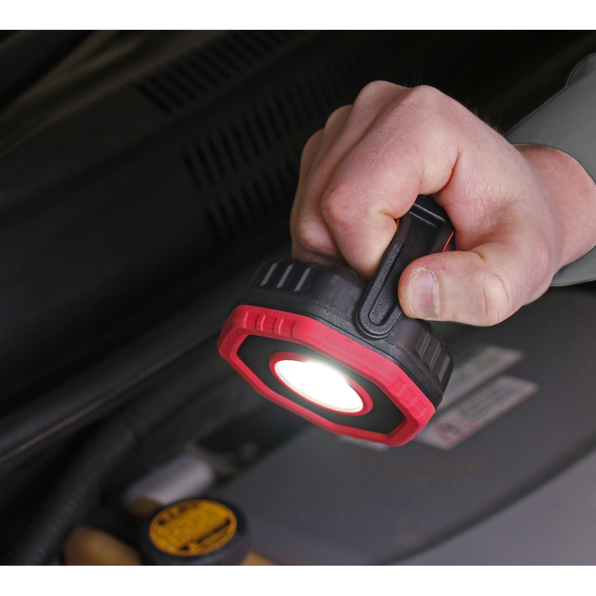 Rechargeable 360° Pocket Floodlight with Magnet 7W COB LED - Red LED700PR
