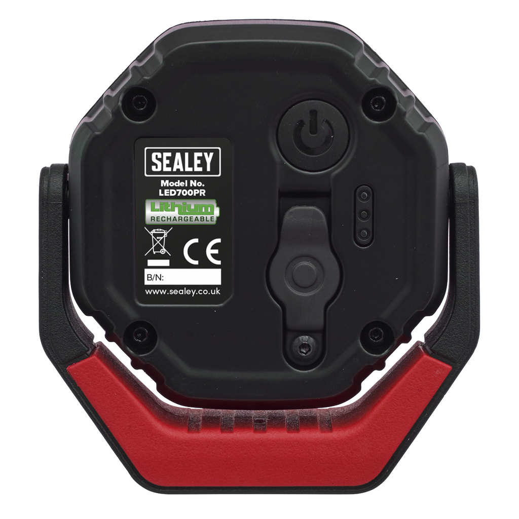 Rechargeable 360° Pocket Floodlight with Magnet 7W COB LED - Red LED700PR