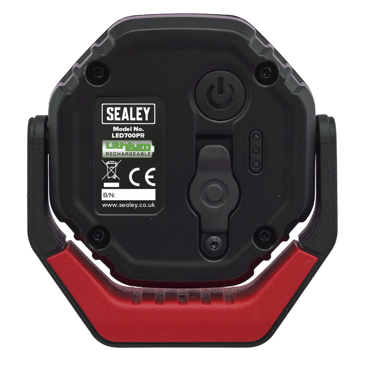 Rechargeable 360° Pocket Floodlight with Magnet 7W COB LED - Red LED700PR