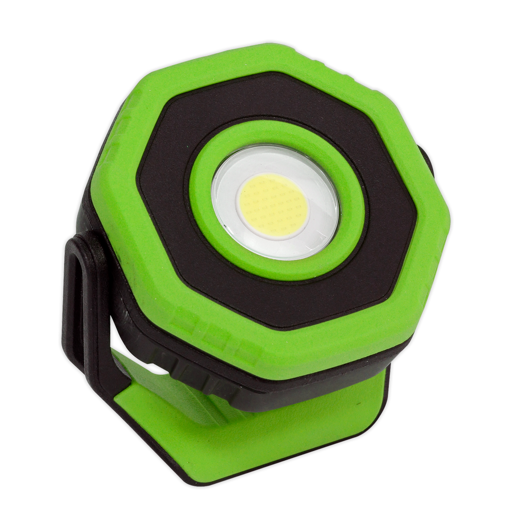 Rechargeable 360° Pocket Floodlight with Magnet 7W COB LED - Green LED700P