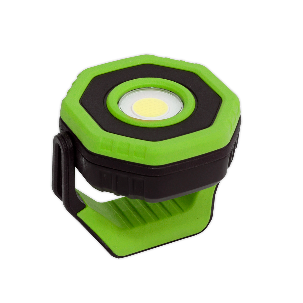 Rechargeable 360° Pocket Floodlight with Magnet 7W COB LED - Green LED700P