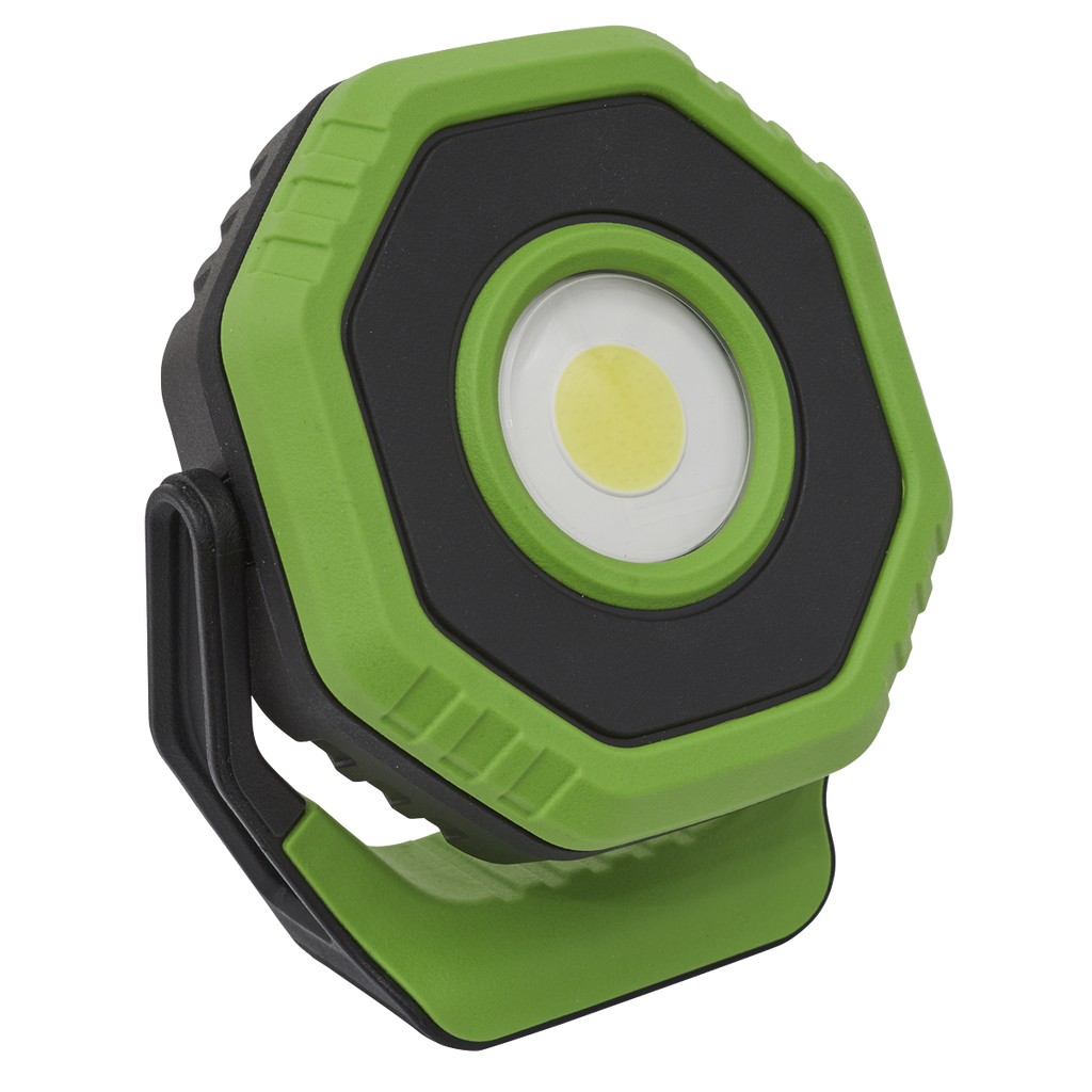 Rechargeable 360° Pocket Floodlight with Magnet 7W COB LED - Green LED700P