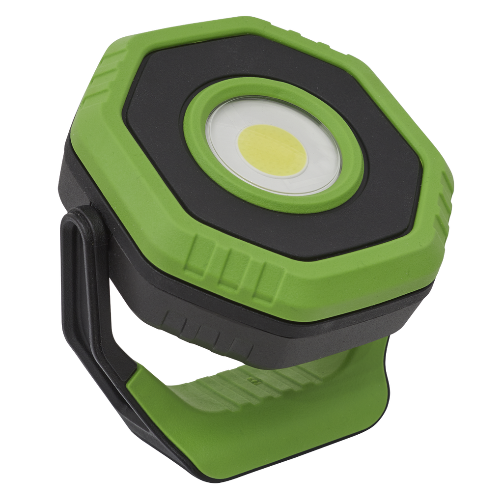 Rechargeable 360° Pocket Floodlight with Magnet 7W COB LED - Green LED700P