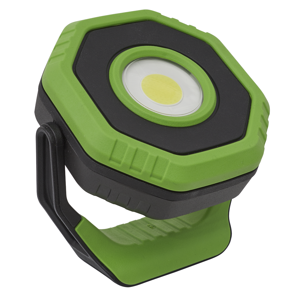 Rechargeable 360° Pocket Floodlight with Magnet 7W COB LED - Green LED700P