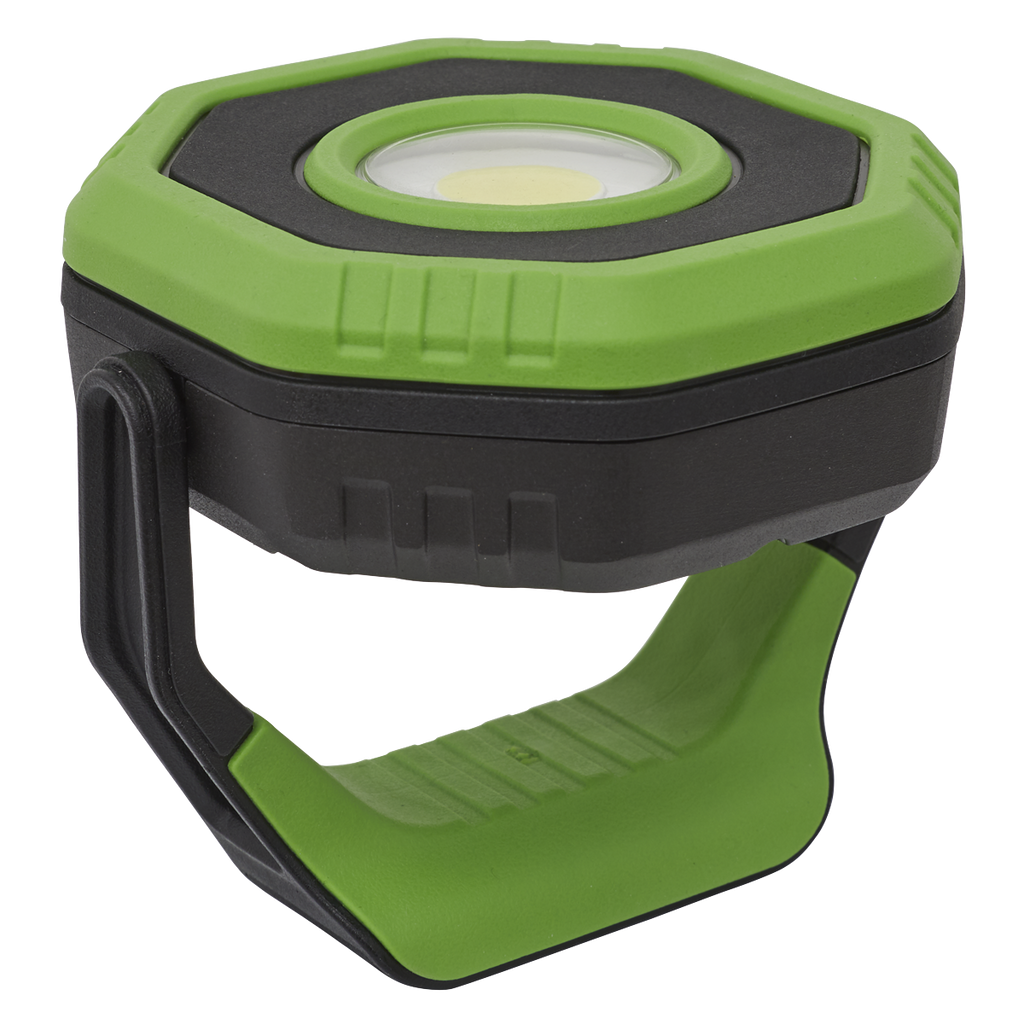 Rechargeable 360° Pocket Floodlight with Magnet 7W COB LED - Green LED700P