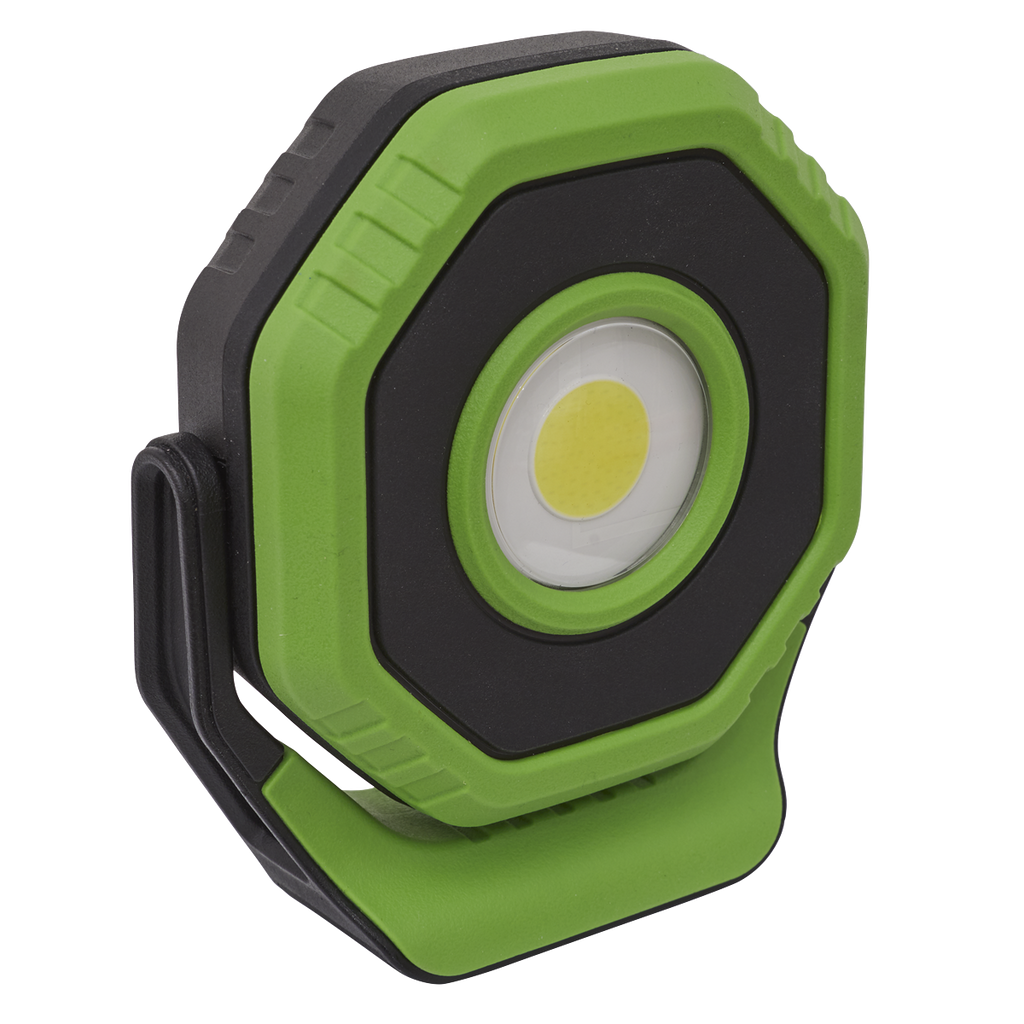 Rechargeable 360° Pocket Floodlight with Magnet 7W COB LED - Green LED700P
