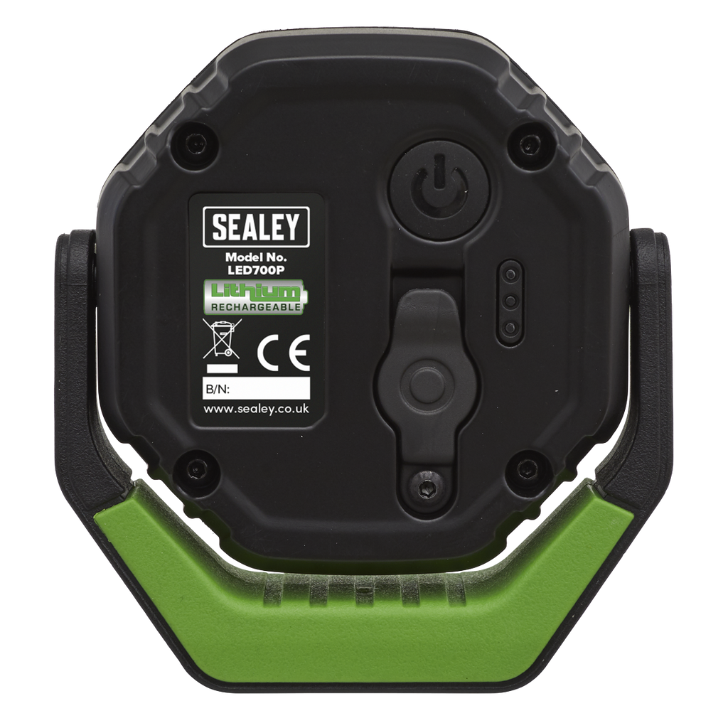Rechargeable 360° Pocket Floodlight with Magnet 7W COB LED - Green LED700P