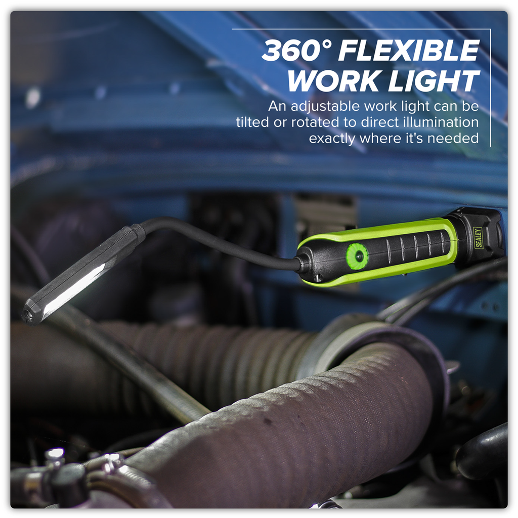 Rechargeable Flexi Inspection Light 5W COB & 3W SMD LED LEDFLEXG