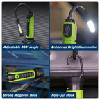 Rechargeable Flexi Inspection Light 5W COB & 3W SMD LED LEDFLEXG