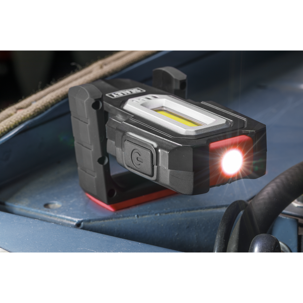 Wireless Rechargeable Inspection Light 3W COB & 1W SMD LED LEDWC03