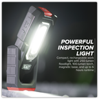 Wireless Rechargeable Inspection Light 3W COB & 1W SMD LED LEDWC03