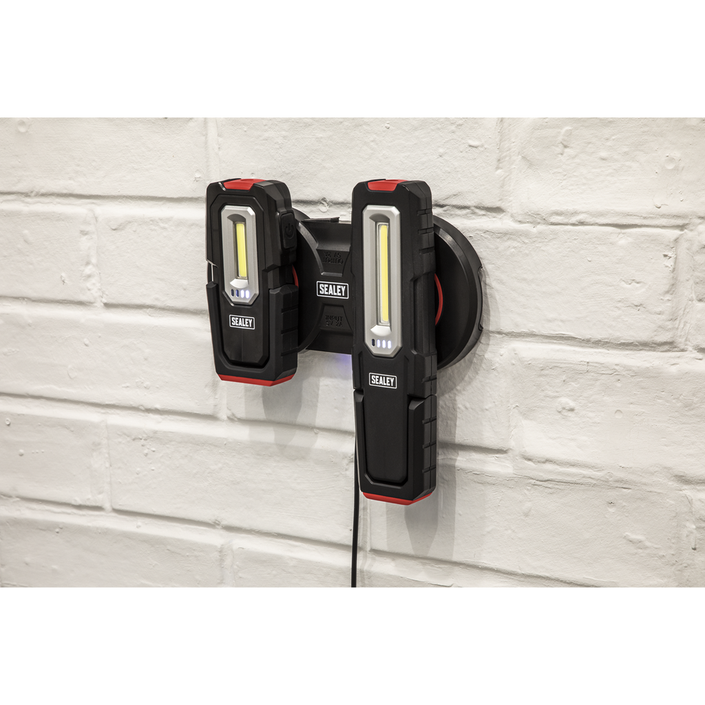 Inspection Light with Double Wireless Charging Base 5W & 3W COB LED LEDWCBCOMBO4