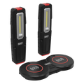 Inspection Light (x2) with Double Wireless Charging Base 5W COB & 1W SMD LED LEDWCBCOMBO5