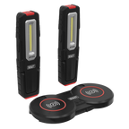Inspection Light (x2) with Double Wireless Charging Base 5W COB & 1W SMD LED LEDWCBCOMBO5