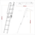 3-Section Loft Ladder - EN 14975 LFT03