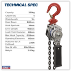 250kg Mini Lever Hoist LH251