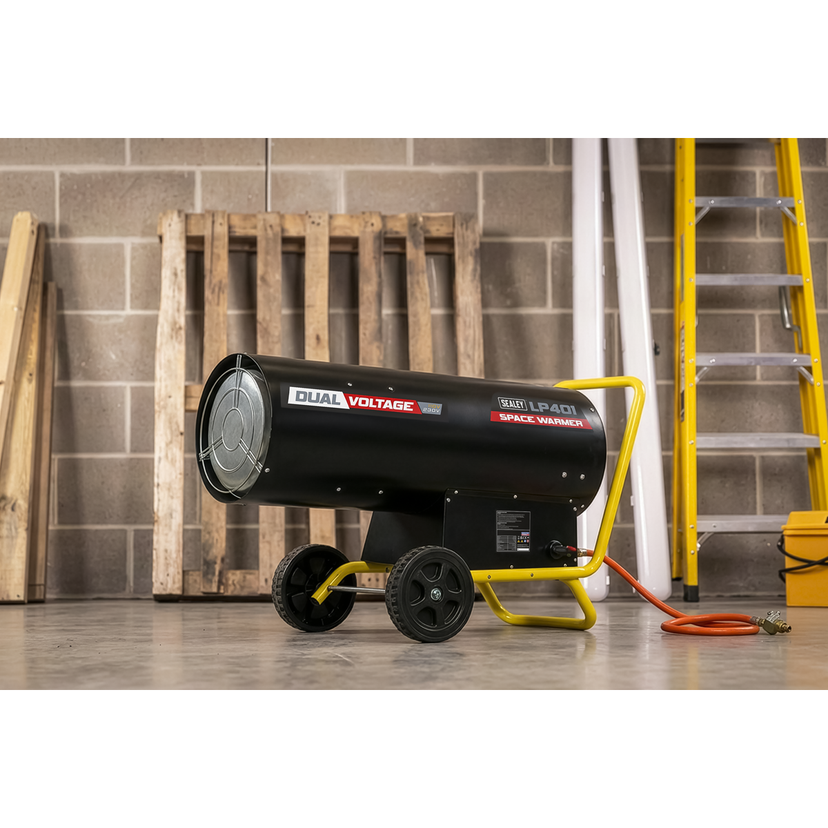 Dual Voltage Propane Heater 210,000-400,000Btu/hr LP401