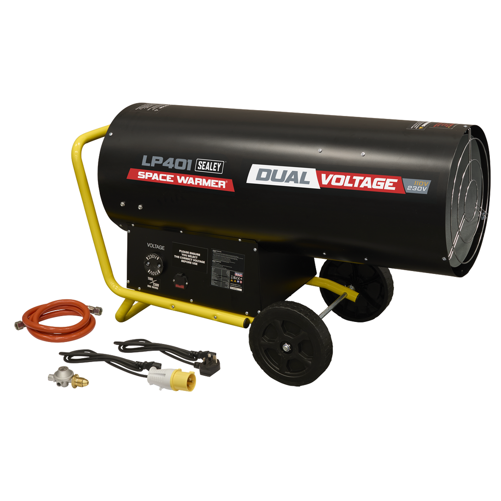 Dual Voltage Propane Heater 210,000-400,000Btu/hr LP401