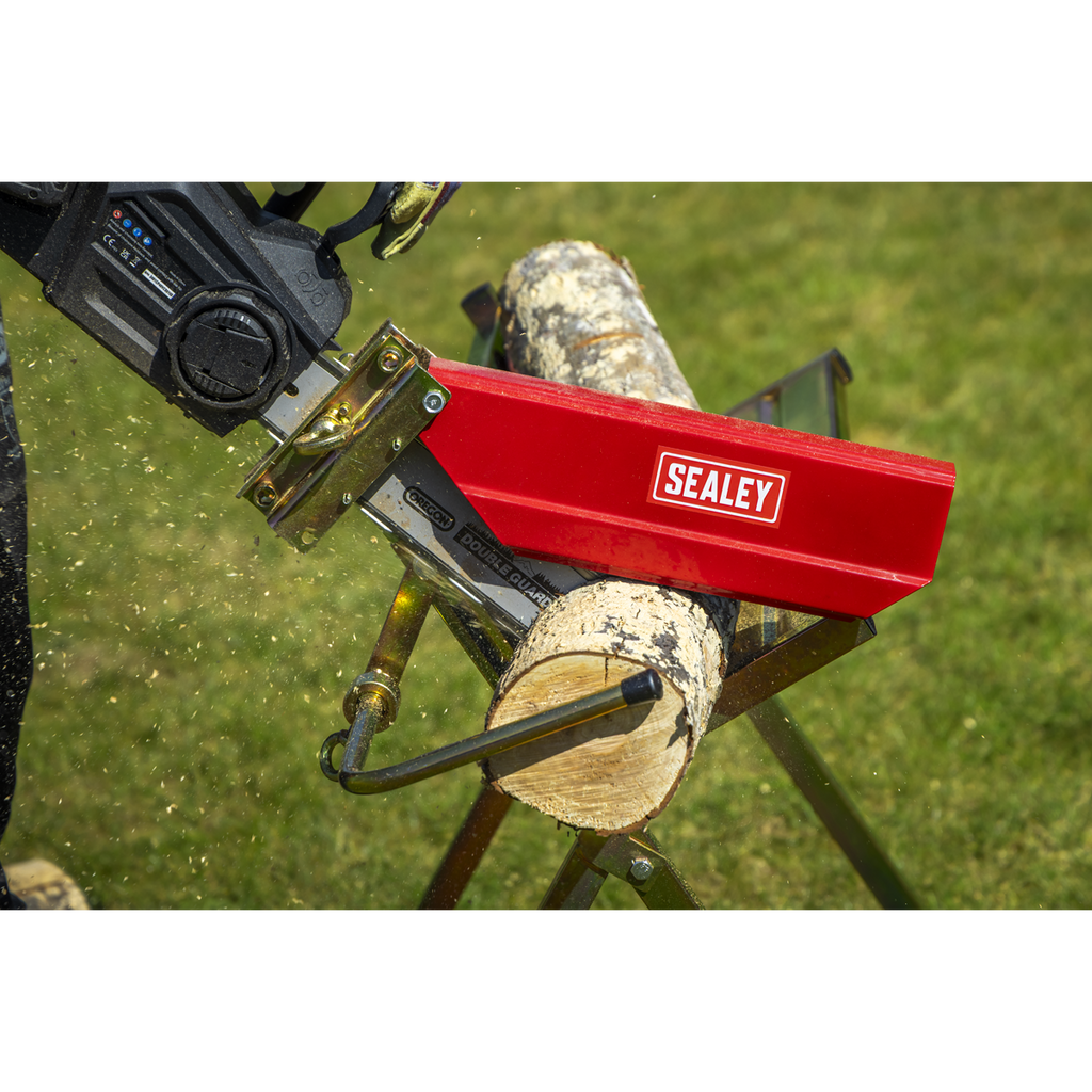 Heavy-Duty Sawhorse With Chainsaw Holder LSH150HD
