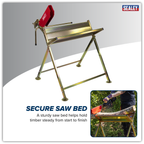 Heavy-Duty Sawhorse with Chainsaw Holder LSH150HD