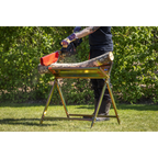 Heavy-Duty Sawhorse With Chainsaw Holder LSH150HD