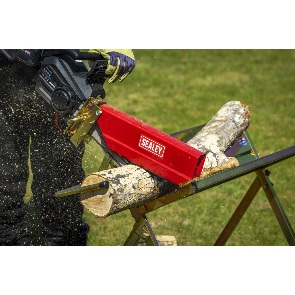 Heavy-Duty Sawhorse With Chainsaw Holder LSH150HD
