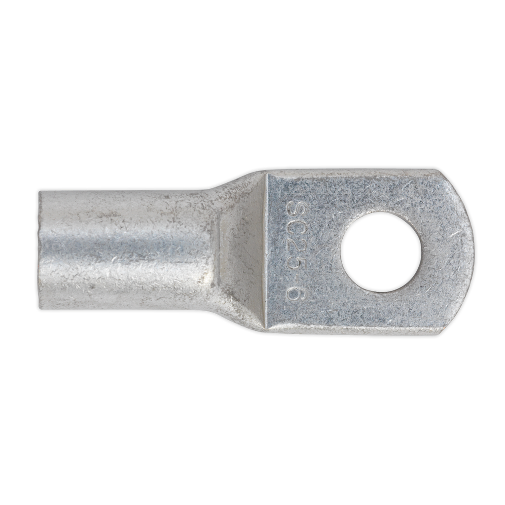 Copper Lug Terminal 25mm² x 6mm - Pack of 10 LT256