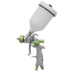 Professional LVLP Gravity Feed Spray Gun 1.4mm Set-Up LVLP01