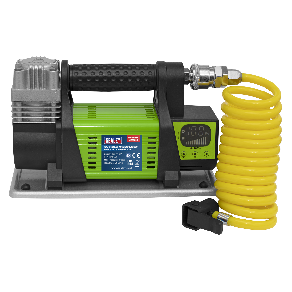 Digital Tyre Inflator/Mini Air Compressor 12V MAC04D