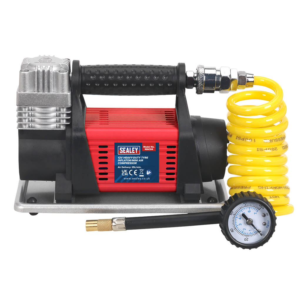 Heavy-Duty Tyre Inflator/Mini Air Compressor 12V MAC04