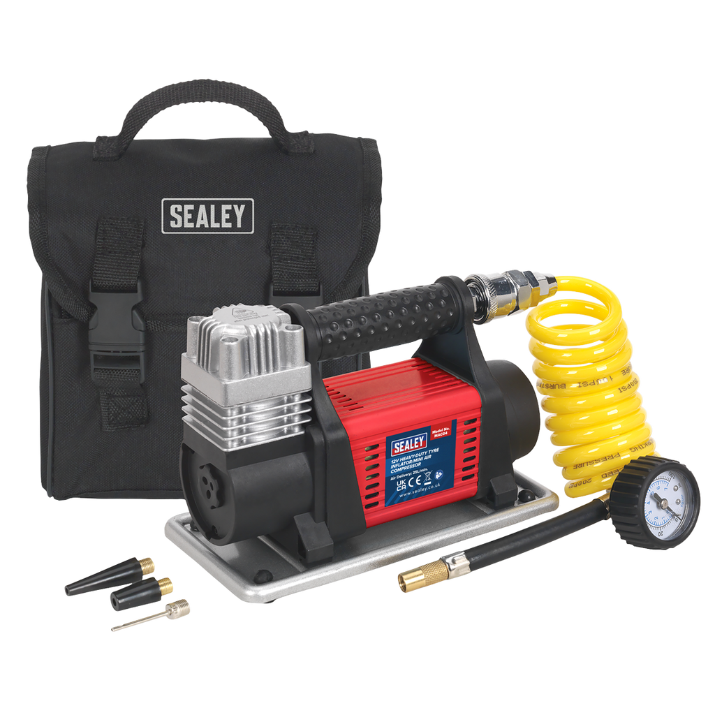 Heavy-Duty Tyre Inflator/Mini Air Compressor 12V MAC04