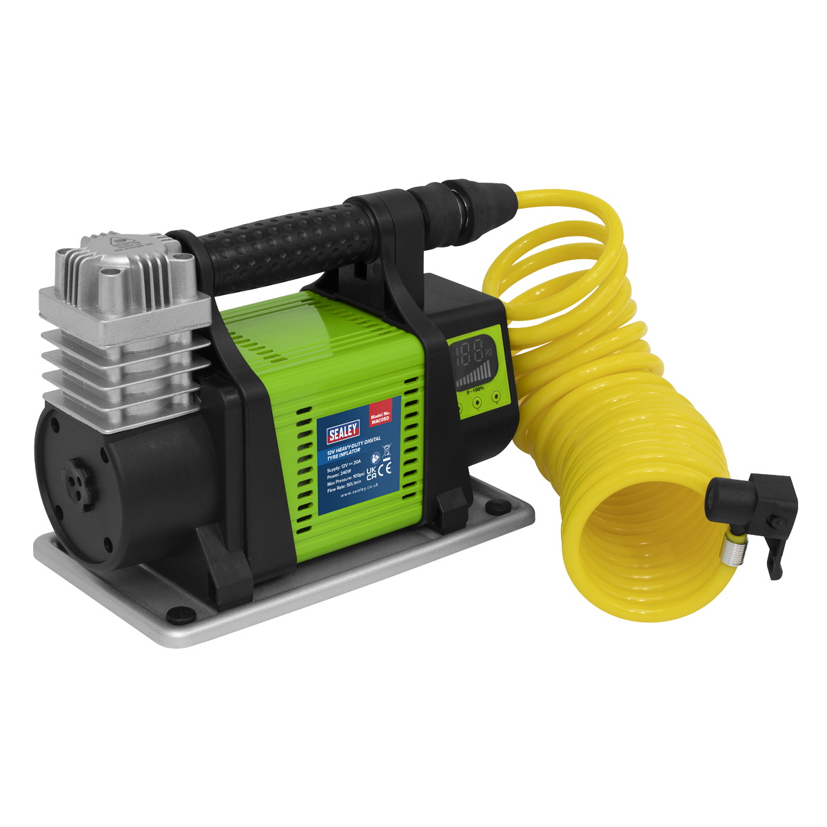 Heavy-Duty Digital Tyre Inflator 12V MAC05D