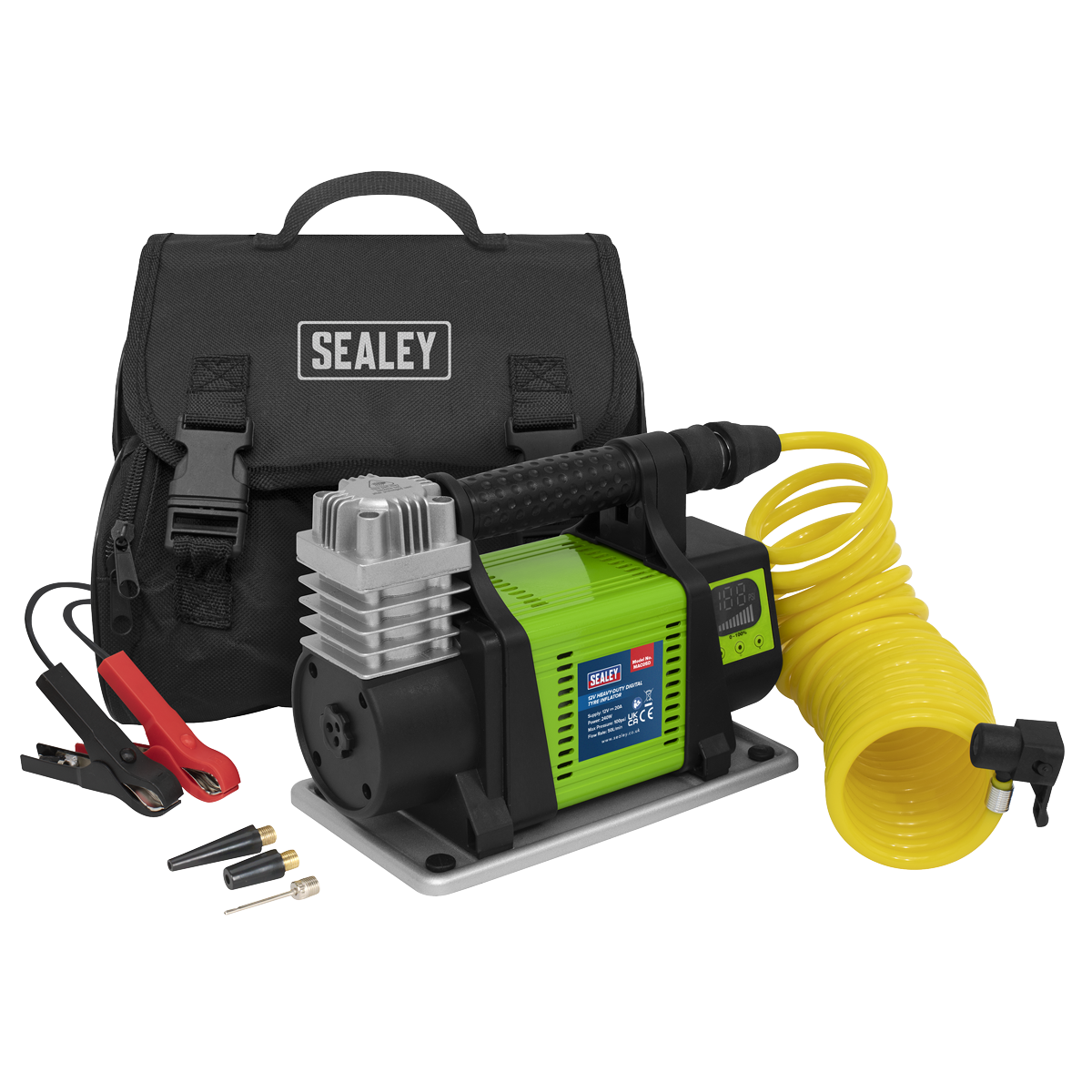 Heavy-Duty Digital Tyre Inflator 12V MAC05D