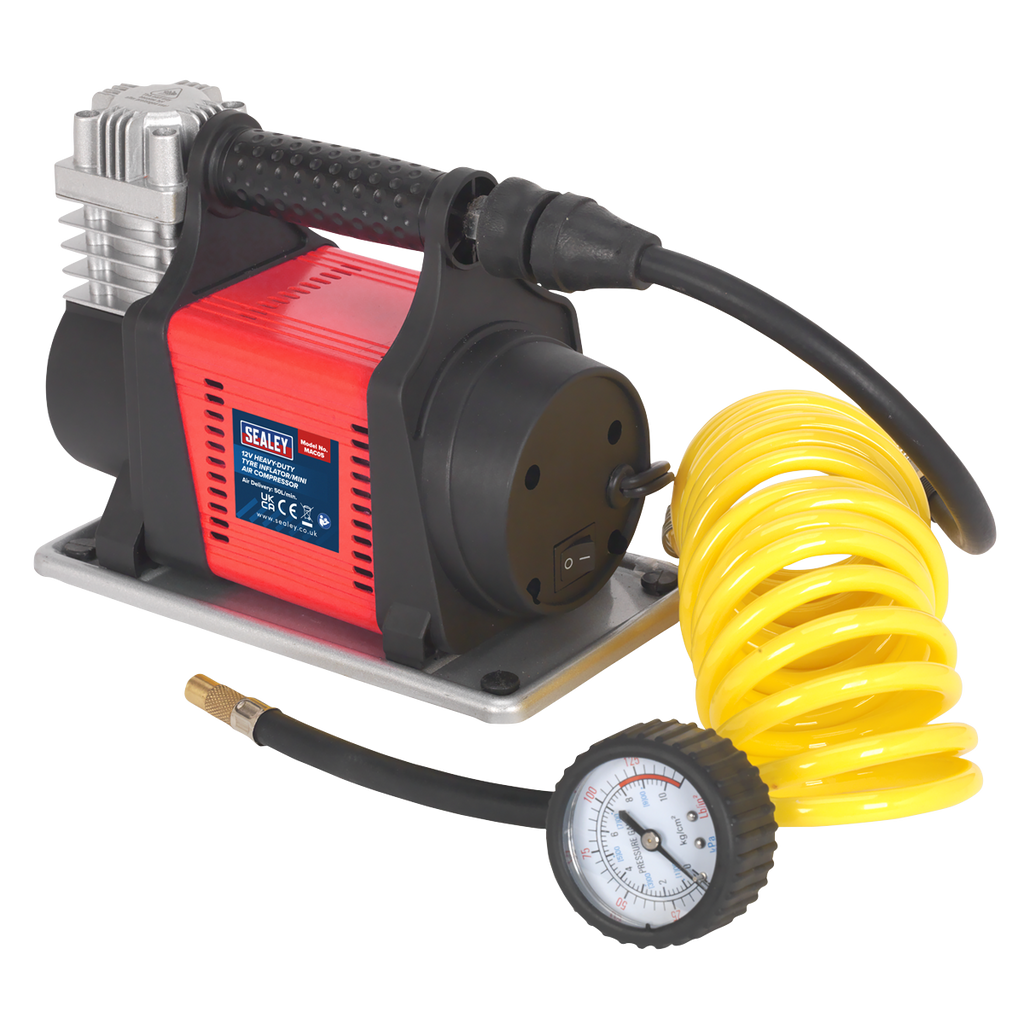 Heavy-Duty Tyre Inflator/Mini Air Compressor 12V MAC05