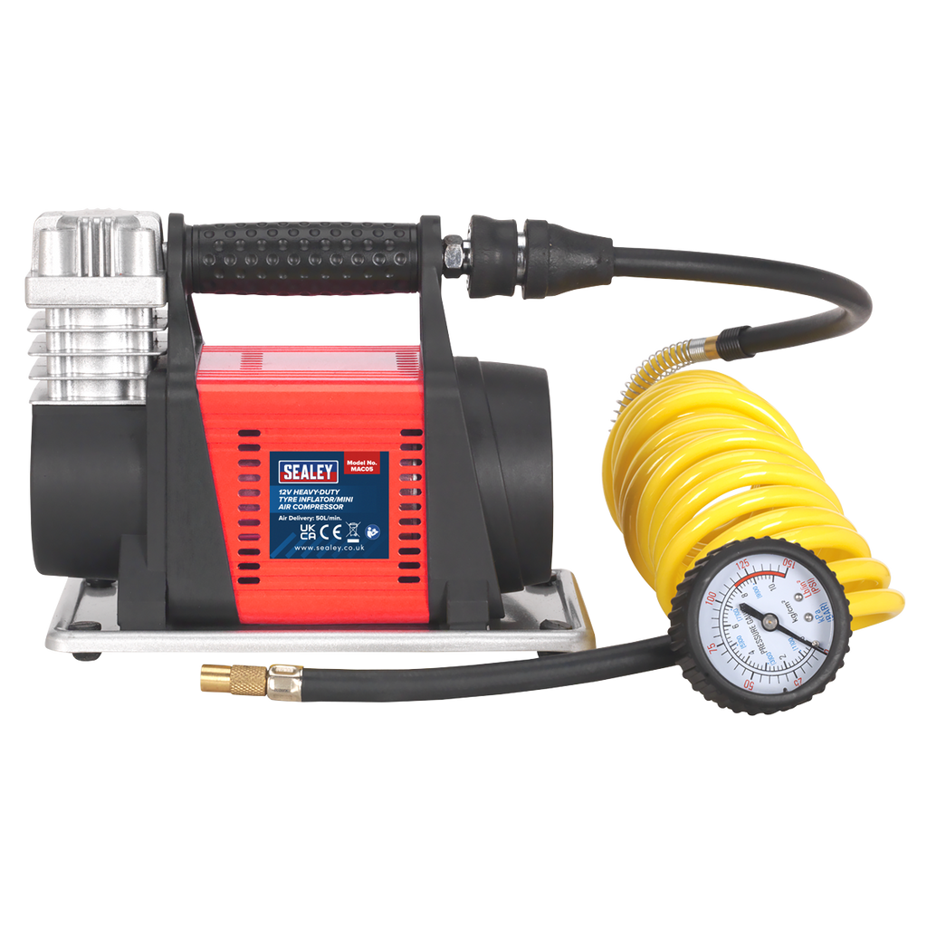 Heavy-Duty Tyre Inflator/Mini Air Compressor 12V MAC05