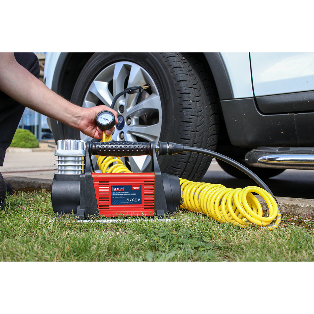 Heavy-Duty Tyre Inflator/Mini Air Compressor 12V MAC06