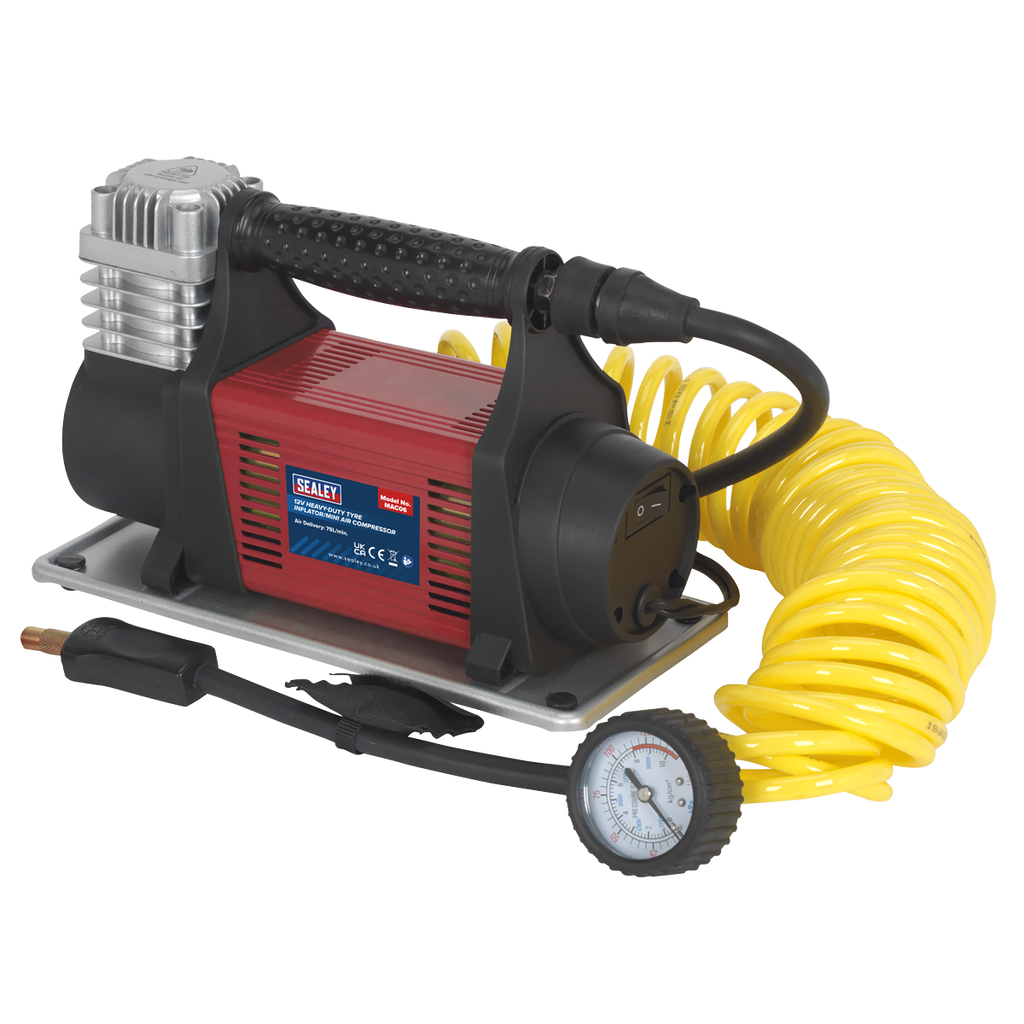 Heavy-Duty Tyre Inflator/Mini Air Compressor 12V MAC06