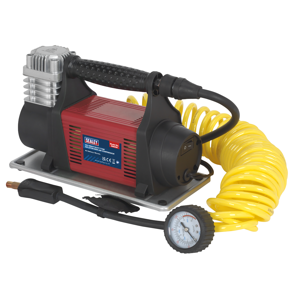 Heavy-Duty Tyre Inflator/Mini Air Compressor 12V MAC06