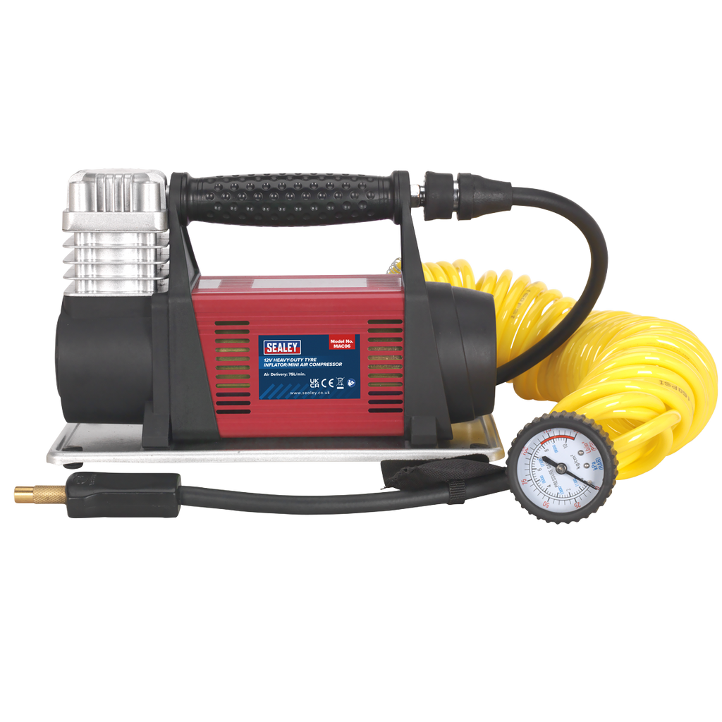 Heavy-Duty Tyre Inflator/Mini Air Compressor 12V MAC06