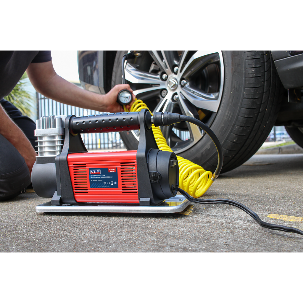 Heavy-Duty Tyre Inflator/Mini Air Compressor 12V MAC07