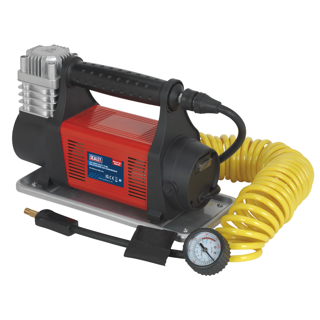 Heavy-Duty Tyre Inflator/Mini Air Compressor 12V MAC07