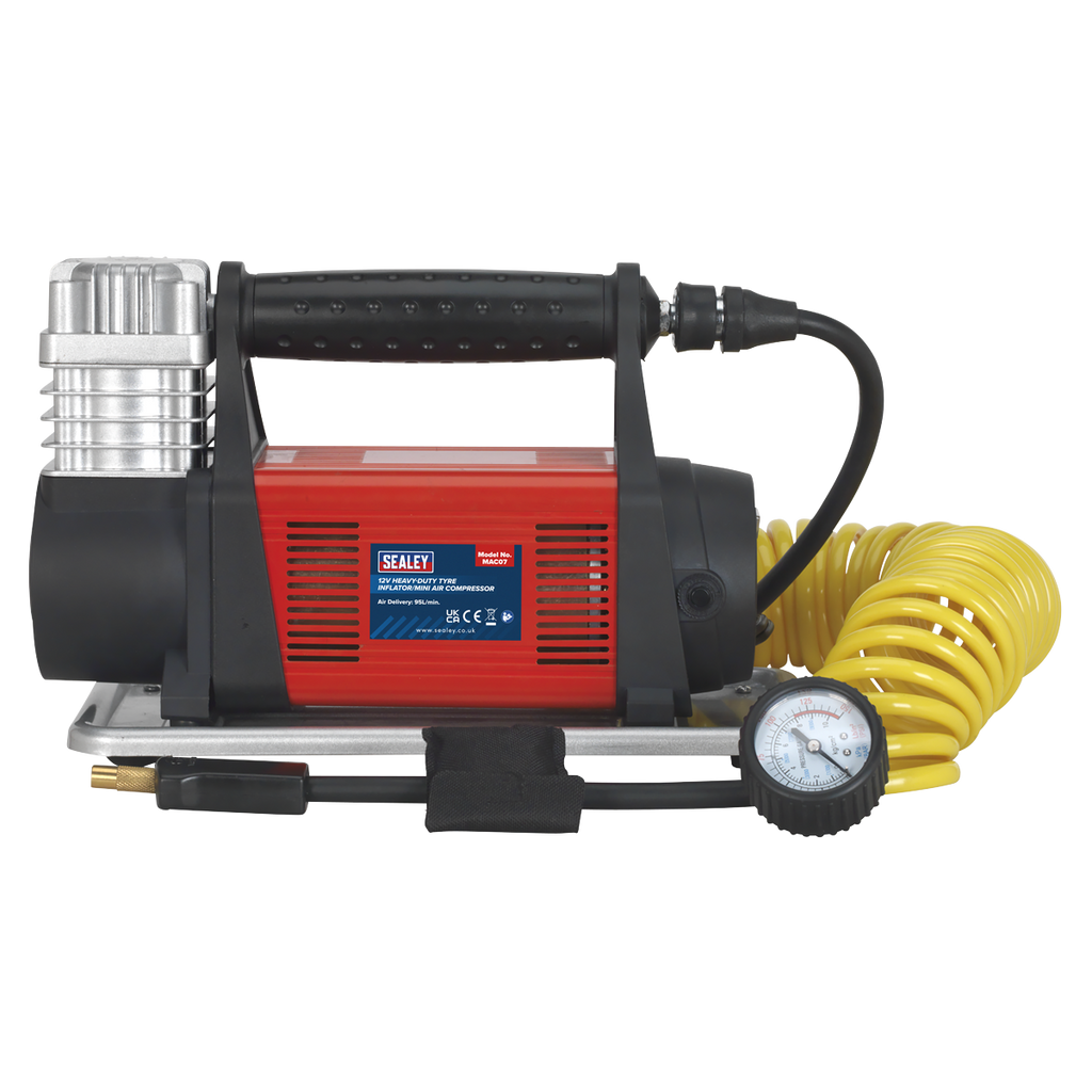 Heavy-Duty Tyre Inflator/Mini Air Compressor 12V MAC07
