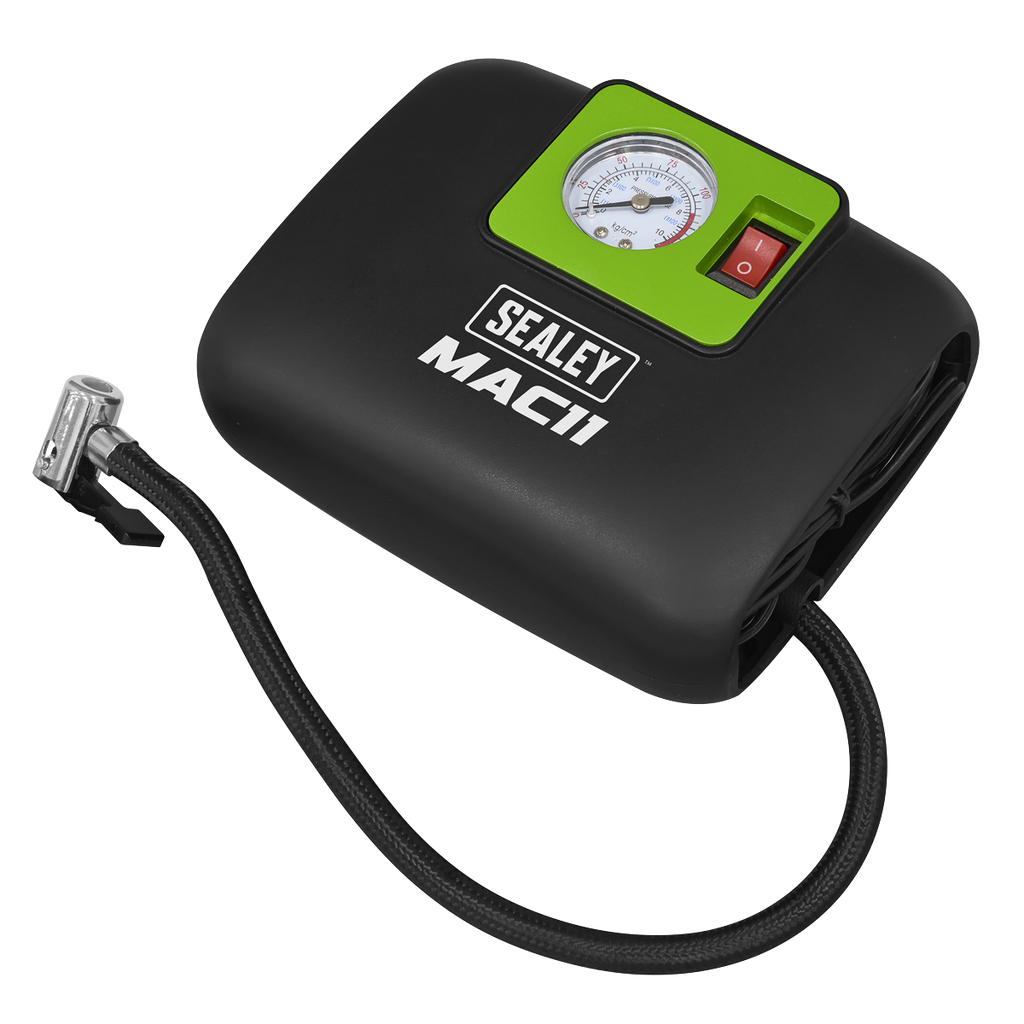 Tyre Inflator with Worklight 12V MAC11