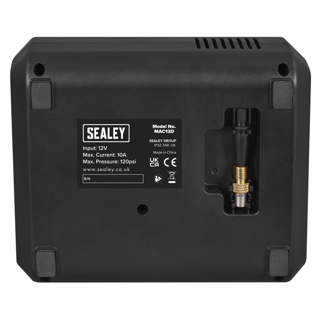 Tyre Inflator with Worklight 12V MAC12D