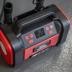 Tyre Inflator & High Volume Air Pump 12V/230V AC MAC13D