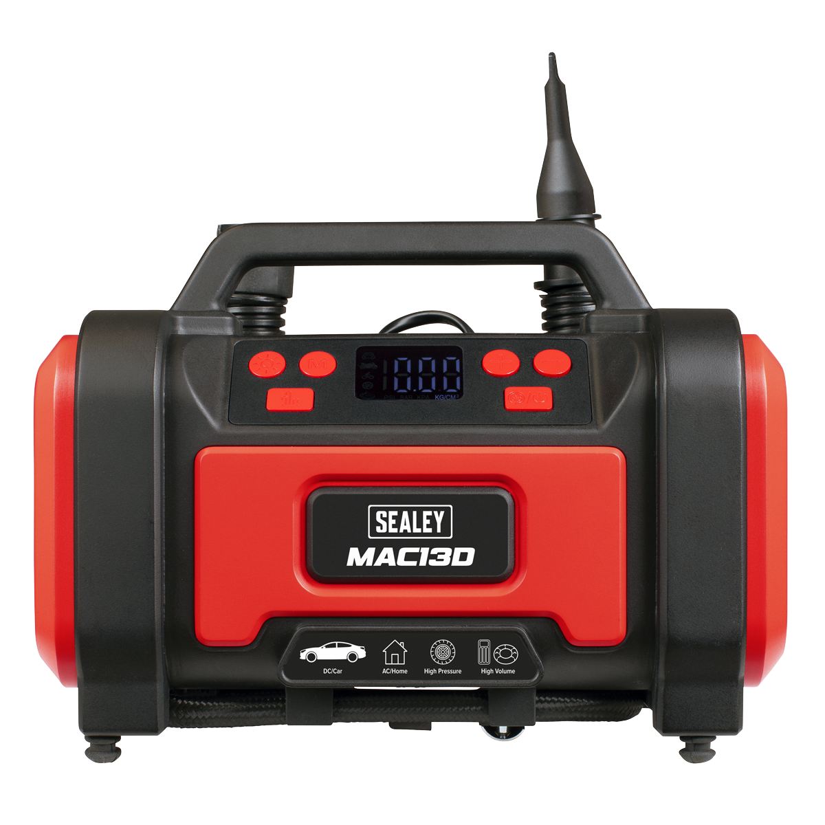 Tyre Inflator & High Volume Air Pump 12V/230V AC MAC13D