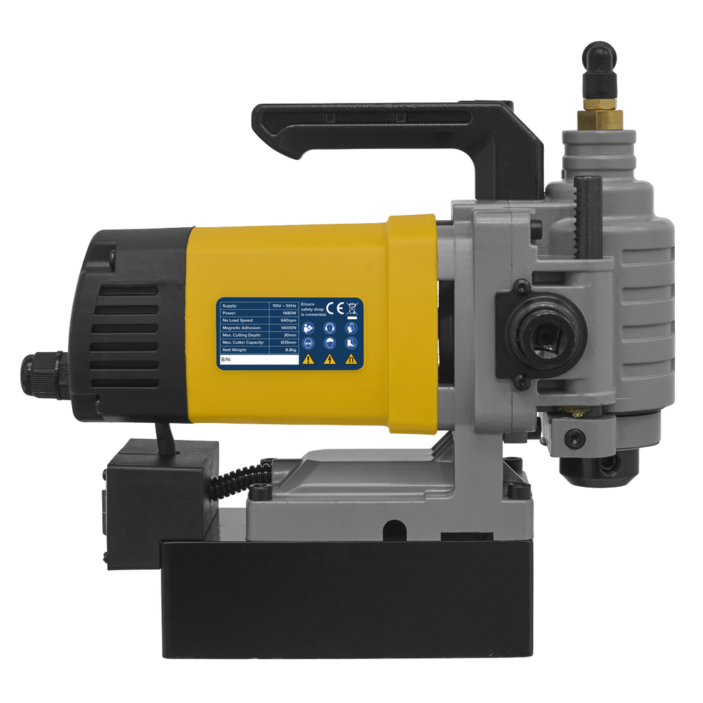 Low Profile Magnetic Drilling Machine 35mm 110V MAG35110VLP